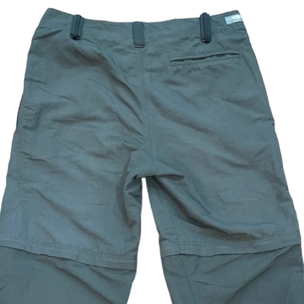 The North Face Convertible Grey Nylon Cargo Pants Size‎ 34